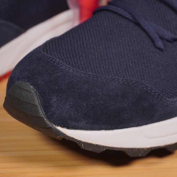 Polo Ralph Lauren Trackster 200II Knit Sneaker Blue Red White Size 10D Brand New main image 11